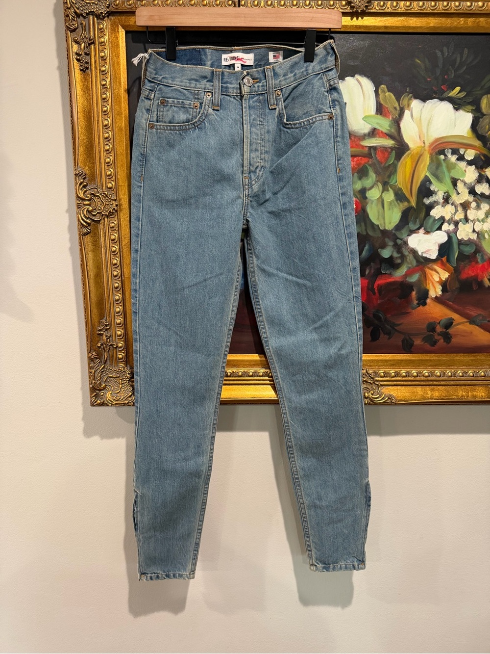 Re/Done Light Blue Skinny Jeans